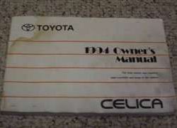 1994 Toyota Celica Owner's Manual