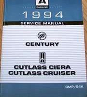 1994 Oldsmobile Cutlass Ciera & Cutlass Cruiser Service Manual