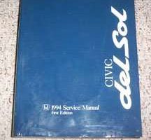 1994 Honda Civic del Sol Service Manual