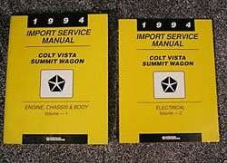 1994 Plymouth Colt Vista Service Manual