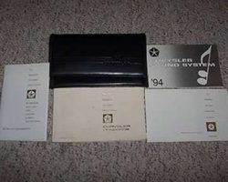 1994 Chrysler Concorde Owner's Manual Set