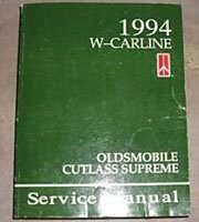 1994 Oldsmobile Cutlass Supreme Service Manual