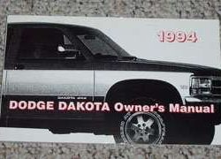 1994 Dodge Dakota Owner's Manual
