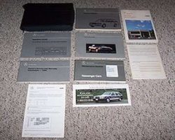 1994 Mercedes Benz E320 E-Class Wagon Owner's Manual Set