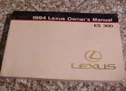 1995 Lexus ES300 Owner's Manual
