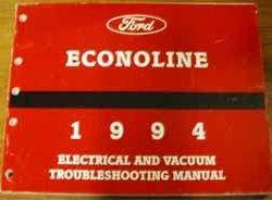 1994 Ford Econoline E-150, E-250 & E-350 Electrical Wiring Diagrams Troubleshooting Manual