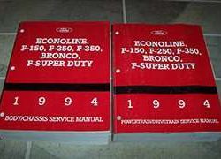 1994 Ford F-150, F-250, F-350, F-Super Duty Truck, Bronco & Econoline E-150, E-250 & E-350 Service Manual