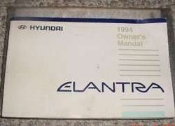 1994 Hyundai Elantra Owner's Manual