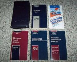 1994 Ford Explorer Owner's Manual Set