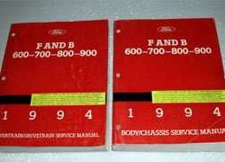 1994 Ford F & B 600-900 Series Truck Service Manual