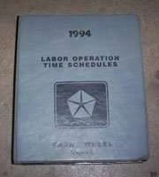 1994 Eagle Summit Labor Time Guide Binder