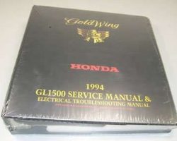 1994 Honda GL1500A, GL1500I & GL1500SE Gold Wing Motorcycle Service & Electrical Troubleshooting Manual