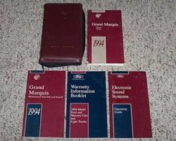 1994 Mercury Grand Marquis Owner's Manual Set