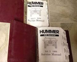 1994 Hummer H1 Service Manual