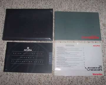 1994 Acura Integra 3 Door Owner's Manual Set