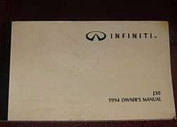 1994 Infiniti J30 Owner's Manual