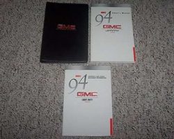 1994 GMC Jimmy Owner's Manual Set