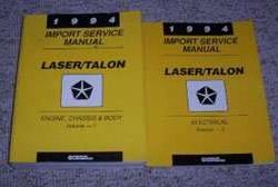 1994 Plymouth Laser Service Manual