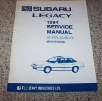1994 Subaru Legacy Service Manual Supplement