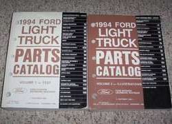 1994 Ford Econoline E-150, E-250 & E-350 Parts Catalog Text & Illustrations