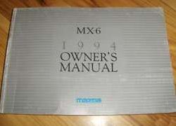 1994 Mazda MX-6 Owner's Manual