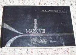 1994 Lincoln Mark VIII Owner's Manual