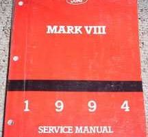 1994 Lincoln Mark VIII Service Manual