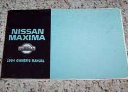 1994 Nissan Maxima Owner's Manual