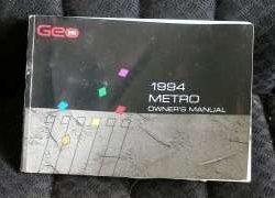1994 Geo Metro Owner's Manual