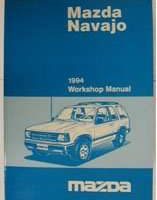 1994 Mazda Navajo Workshop Service Manual