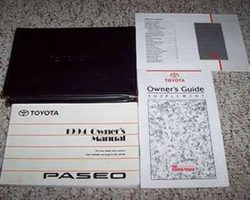 1994 Toyota Paseo Owner's Manual Set