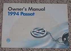 1994 Volkswagen Passat Owner's Manual