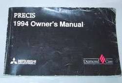 1994 Mitsubishi Precis Owner's Manual