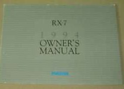 1994 Mazda RX-7 Owner's Manual