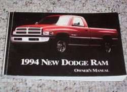 1994 Dodge Ram Truck Owner's Manual