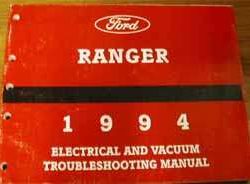 1994 Ford Ranger Electrical Wiring Diagrams Troubleshooting Manual