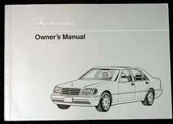 1994 Mercedes Benz S500 & S600 Sedan S-Class Owner's Manual