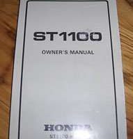 1994 Honda ST1100 & ST1100A Motorcycle Owner's Manual