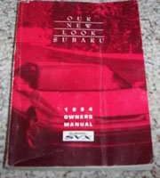 1994 Subaru SVX Owner's Manual