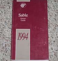 1994 Mercury Sable Owner's Manual