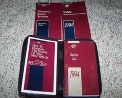 1994 Mercury Sable Owner's Manual Set