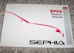 1994 Kia Sephia Owner's Manual
