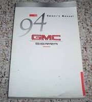 1994 GMC Sierra Owner's Manual