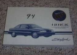 1994 Buick Skylark Owner's Manual