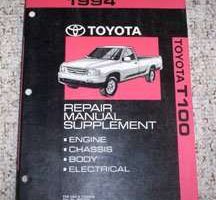 1994 Toyota T100 Service Repair Manual Supplement