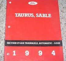 1994 Mercury Sable Section 07-01B Service Manual Supplement