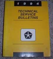 1994 Dodge Colt Technical Service Bulletin Manual