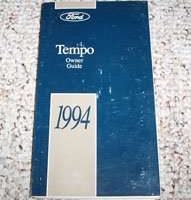 1994 Ford Tempo Owner's Manual