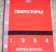 1994 Mercury Topaz Service Manual