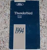 1994 Ford Thunderbird Owner's Manual